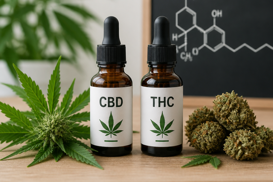 Kuo skiriasi CBD nuo THC?